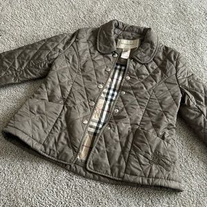 Burberry Sz 10y jacket in Olive color EUC